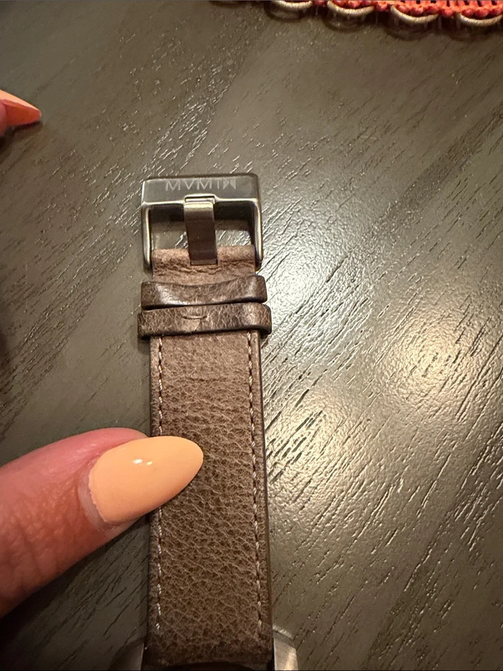 MVMT Brown Leather Strap Chronograph with Blue Dial